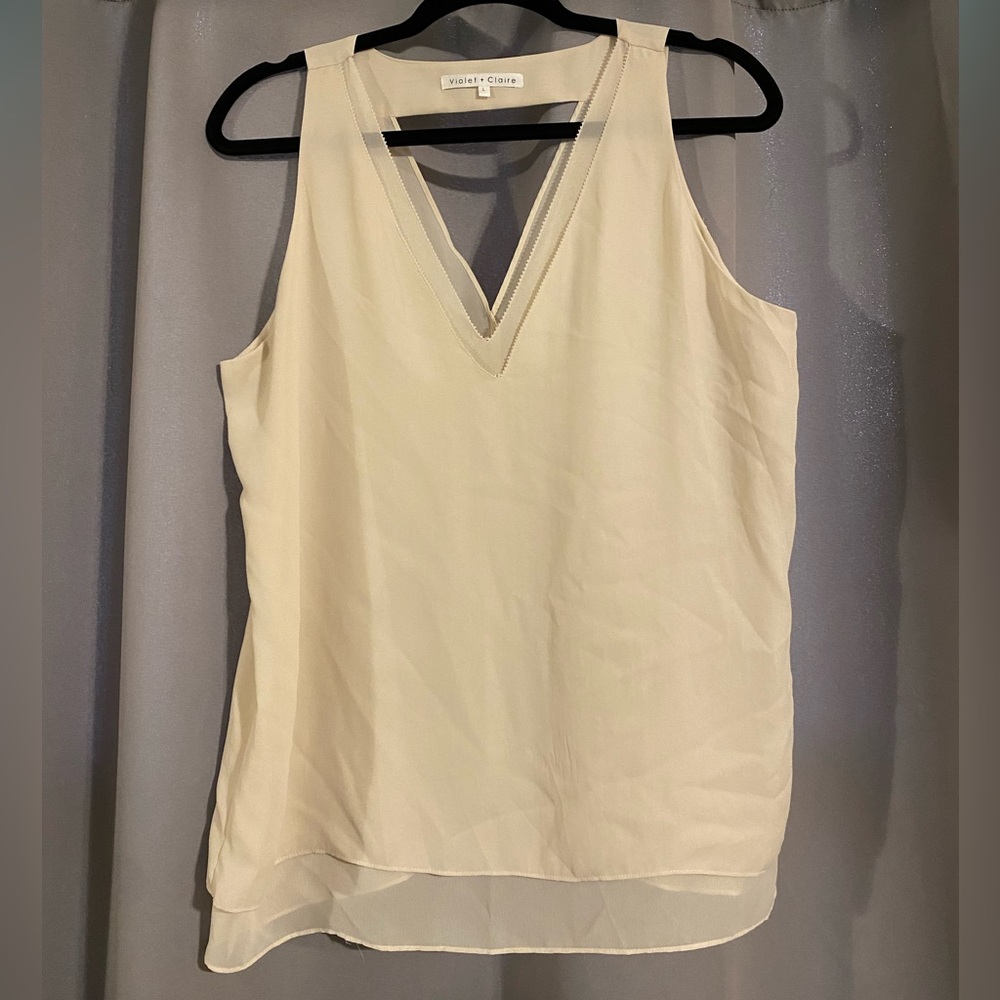 Cream Blouse